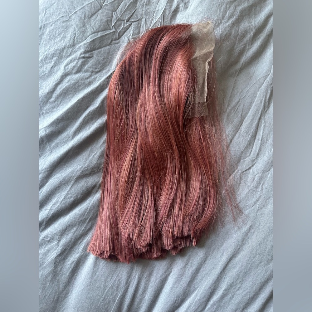 Brand new red/auburn synthetic lace front wig. 
13x6 deep parting space